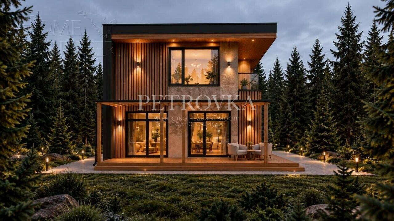 1-этажный коттедж 192.57 м² без отделки