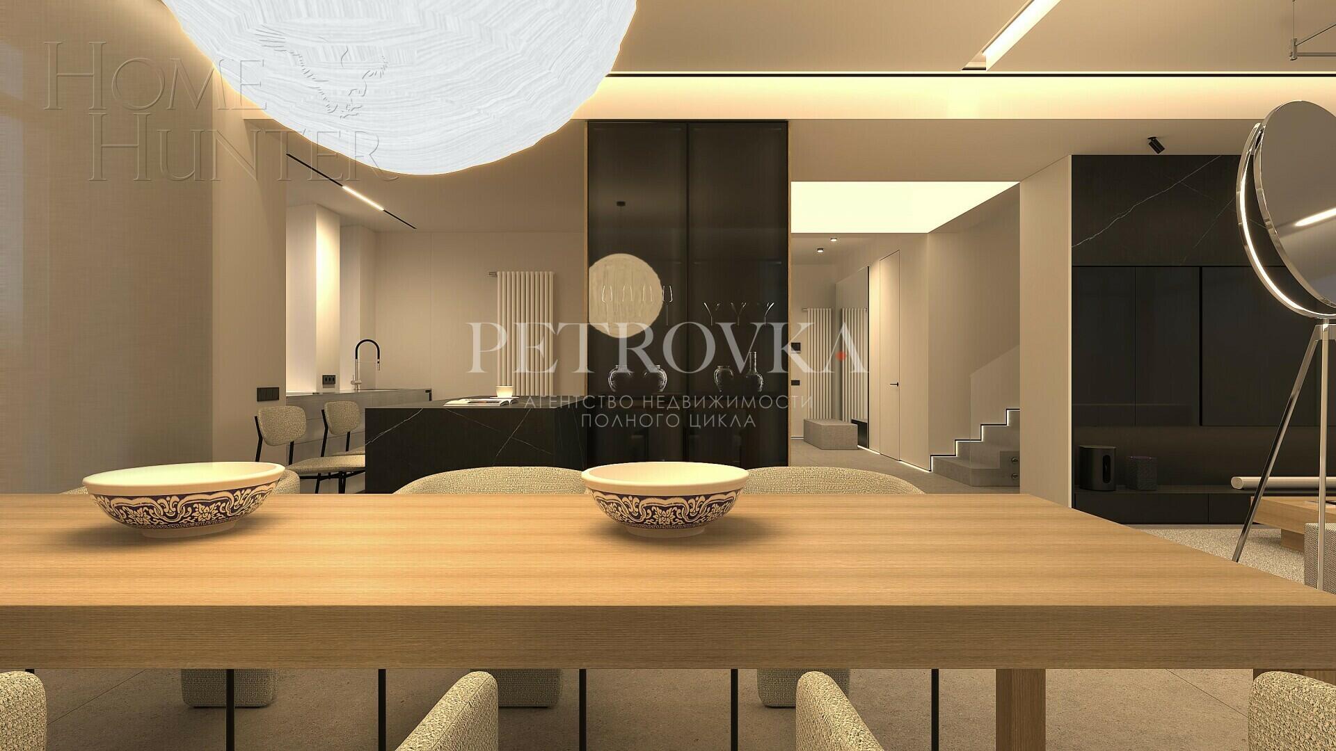 1-этажный коттедж 212.9 м² с отделкой