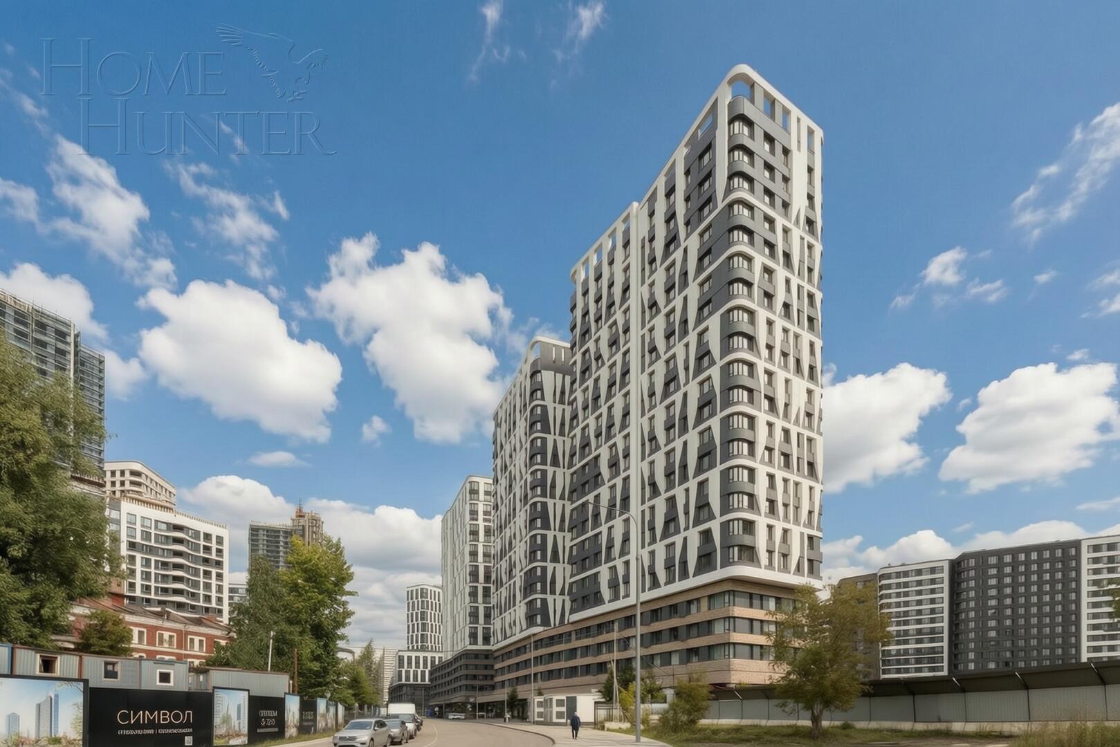 3-КОМН. КВАРТИРА БЕЗ ОТДЕЛКИ 94.6 М² НА 6 ЭТАЖЕ