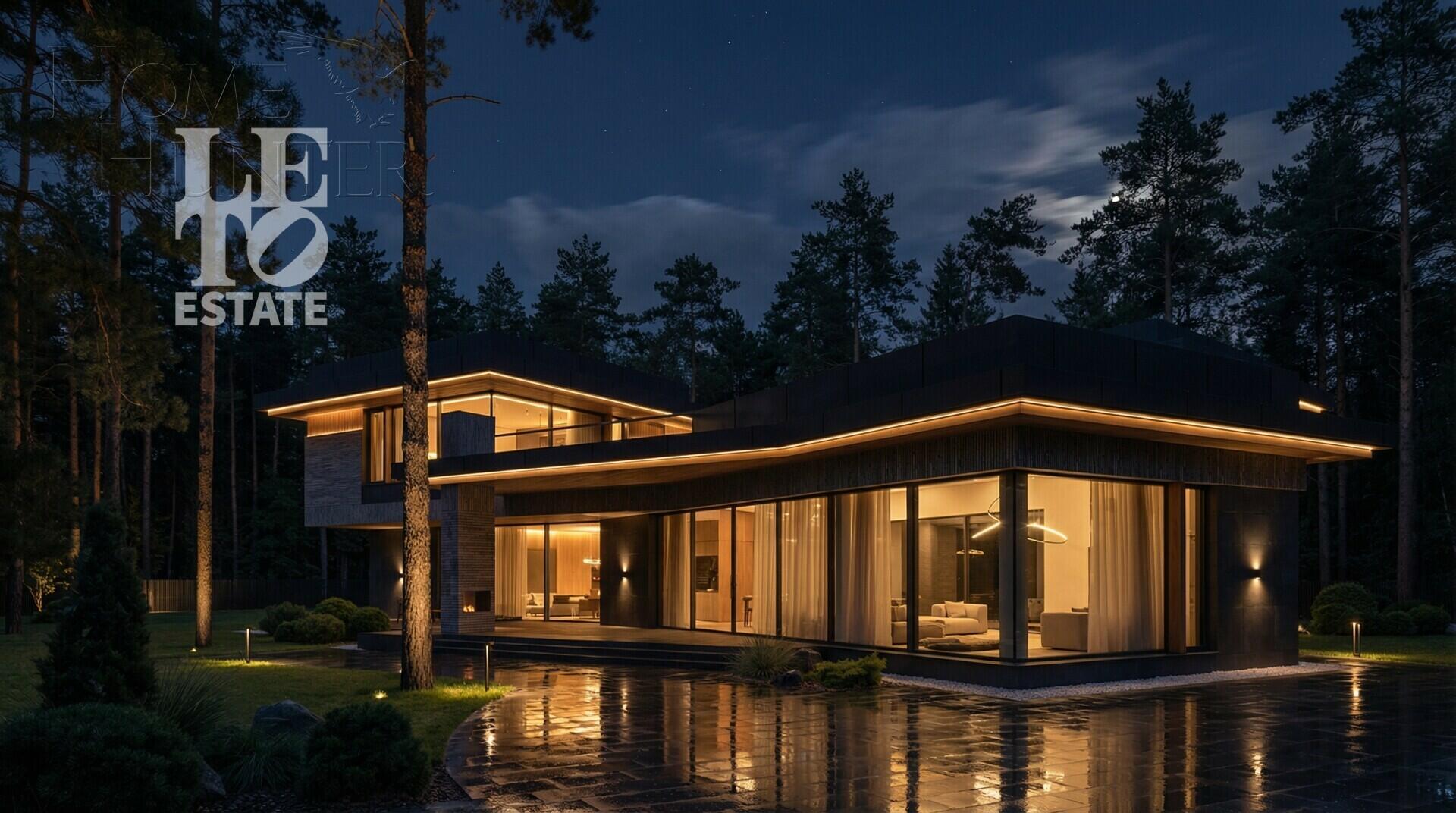 1-этажный коттедж 730 м² без отделки