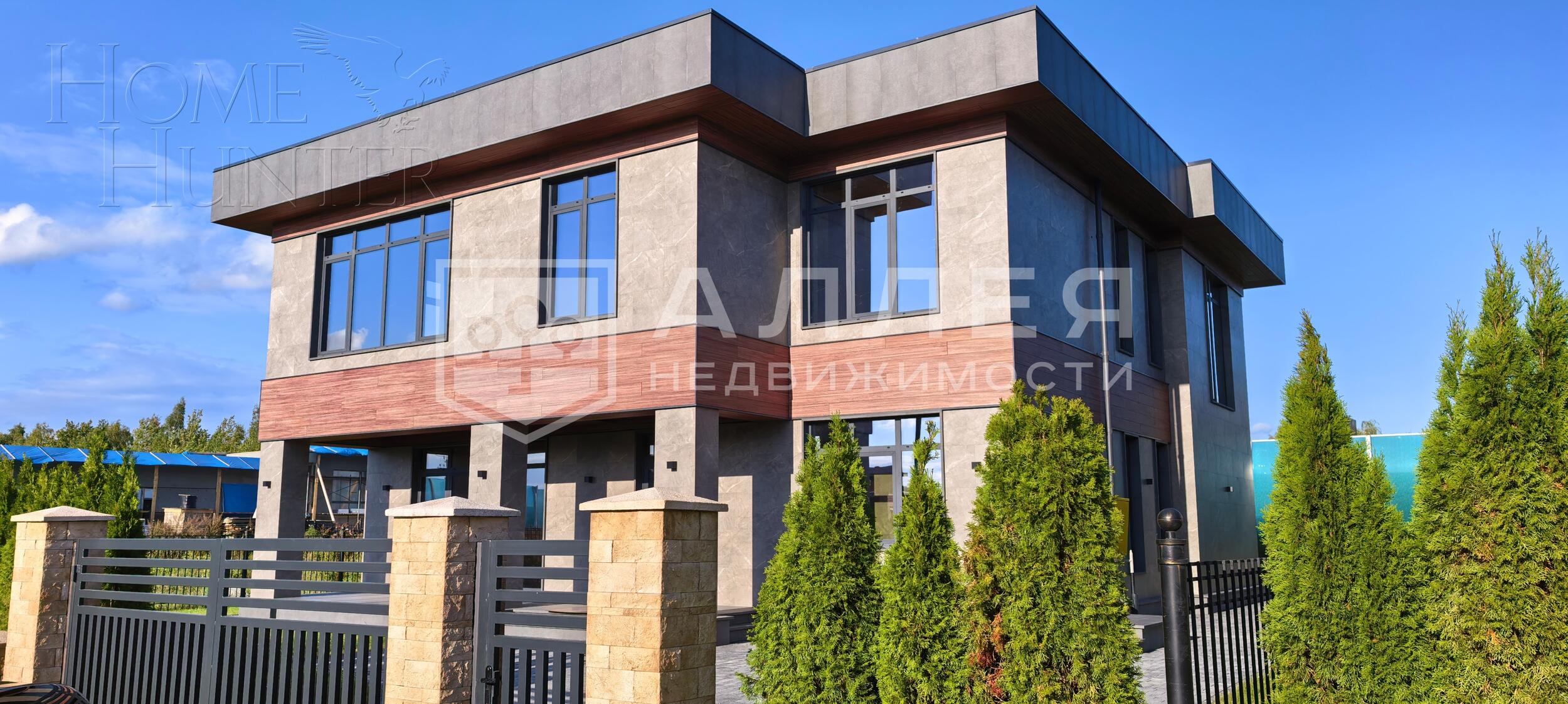 2-этажный коттедж 390 м² без отделки