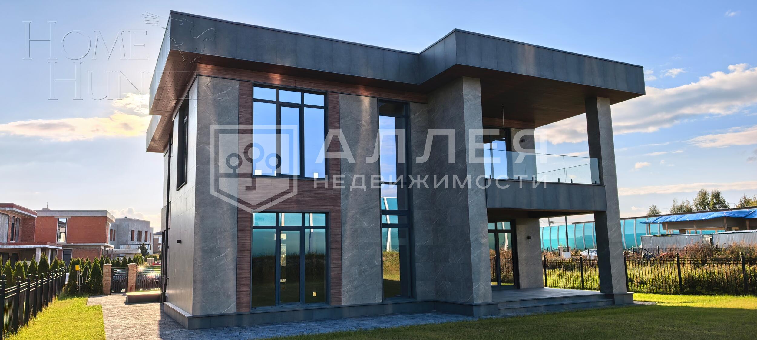 2-этажный коттедж 390 м² без отделки