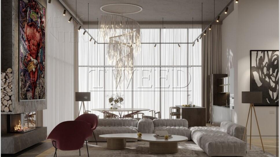 1-этажный коттедж 489 м² с отделкой