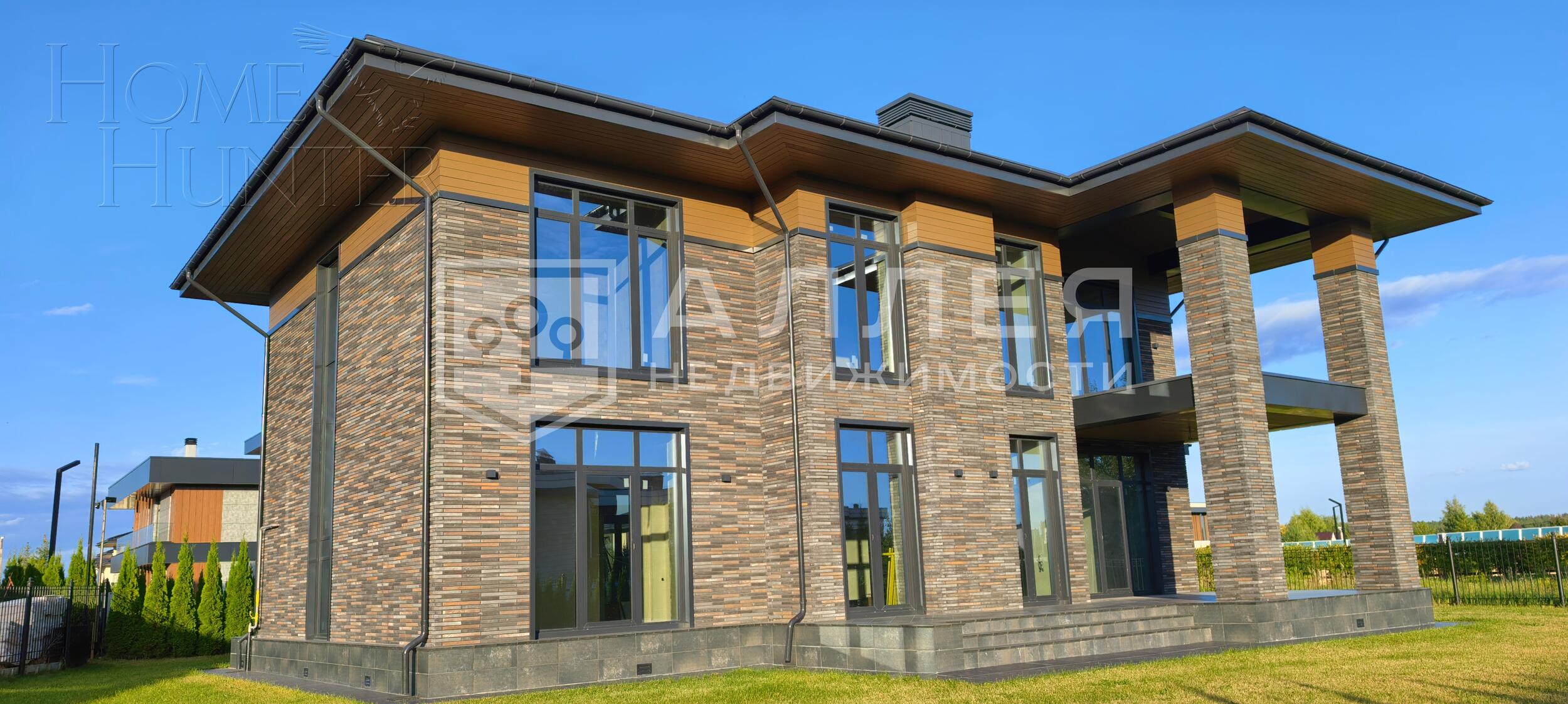 2-этажный коттедж 460 м² без отделки
