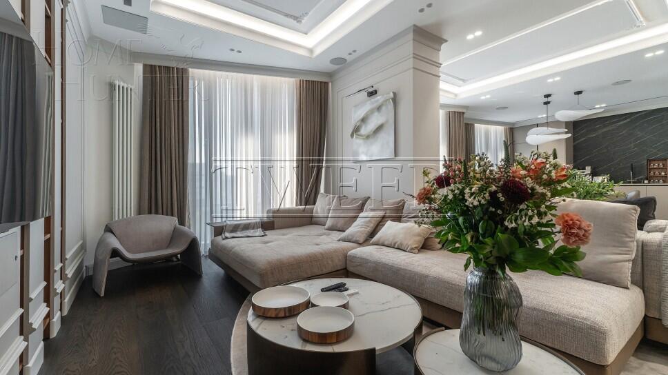 3-КОМН. КВАРТИРА С ОТДЕЛКОЙ 160 М² НА 6 ЭТАЖЕ