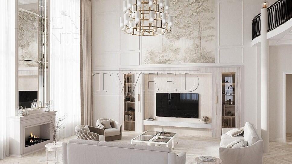 3-этажный коттедж 1 900 м² без отделки