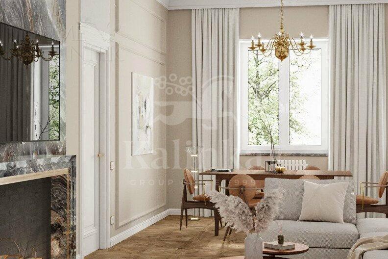 6-КОМН. КВАРТИРА БЕЗ ОТДЕЛКИ 139.7 М² НА 3 ЭТАЖЕ