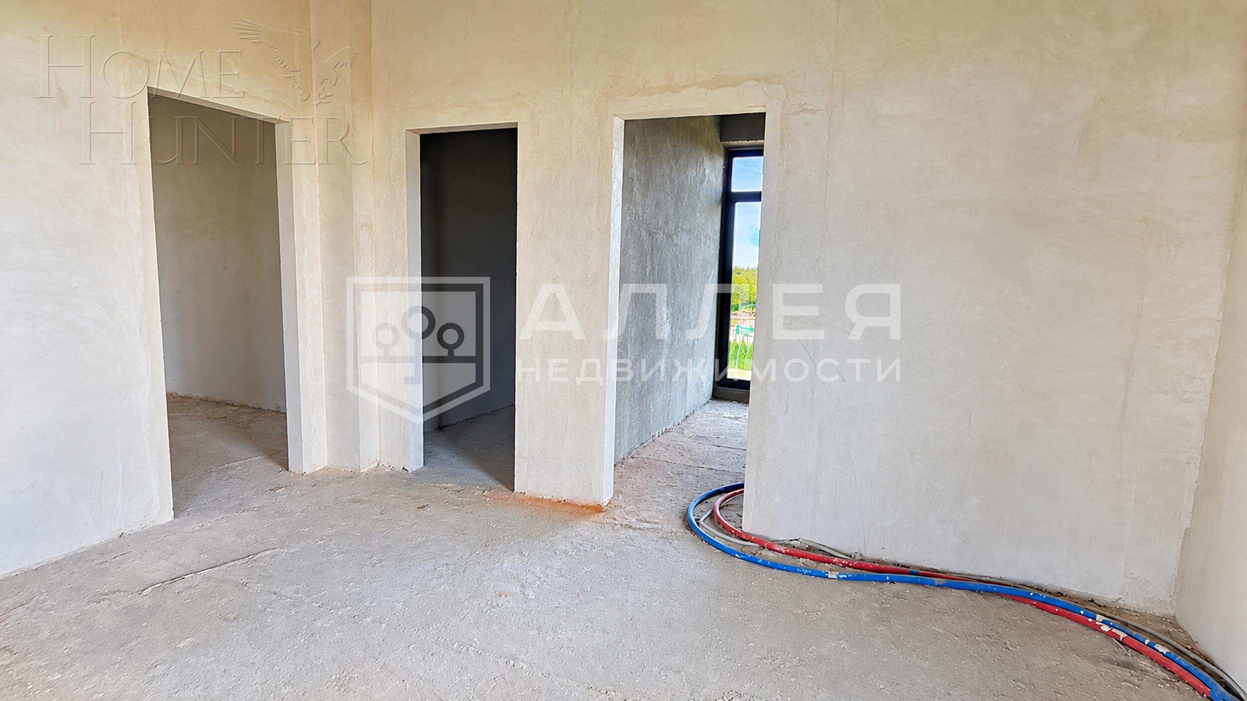 2-этажный коттедж 460 м² без отделки