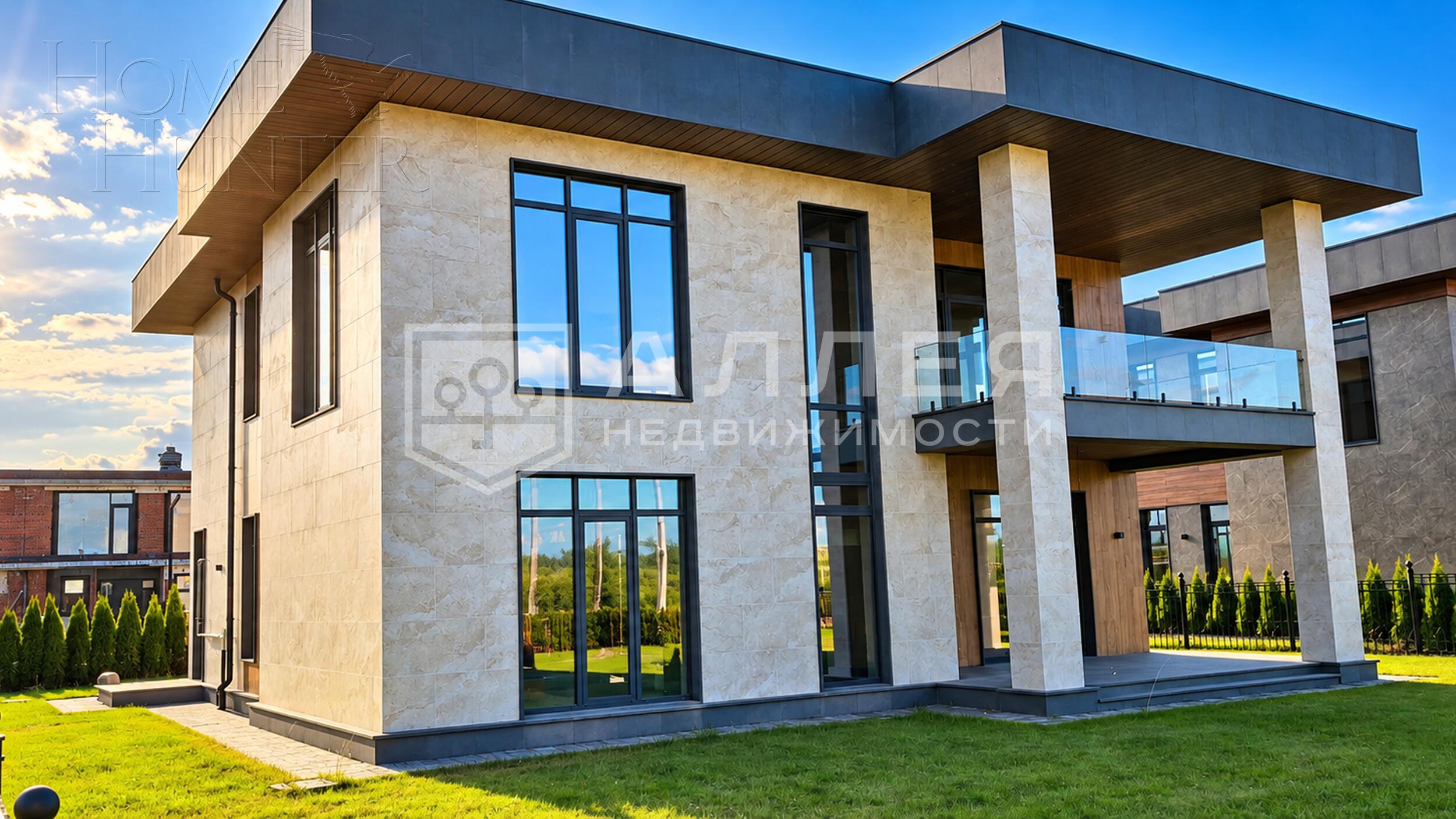 2-этажный коттедж 380 м² без отделки
