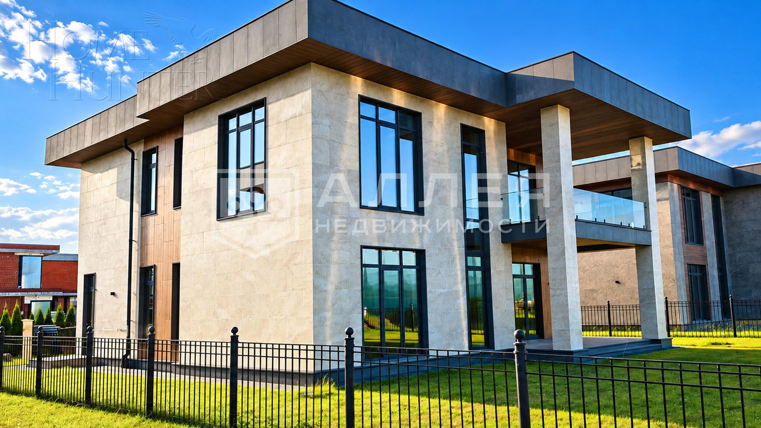 2-этажный коттедж 380 м² без отделки