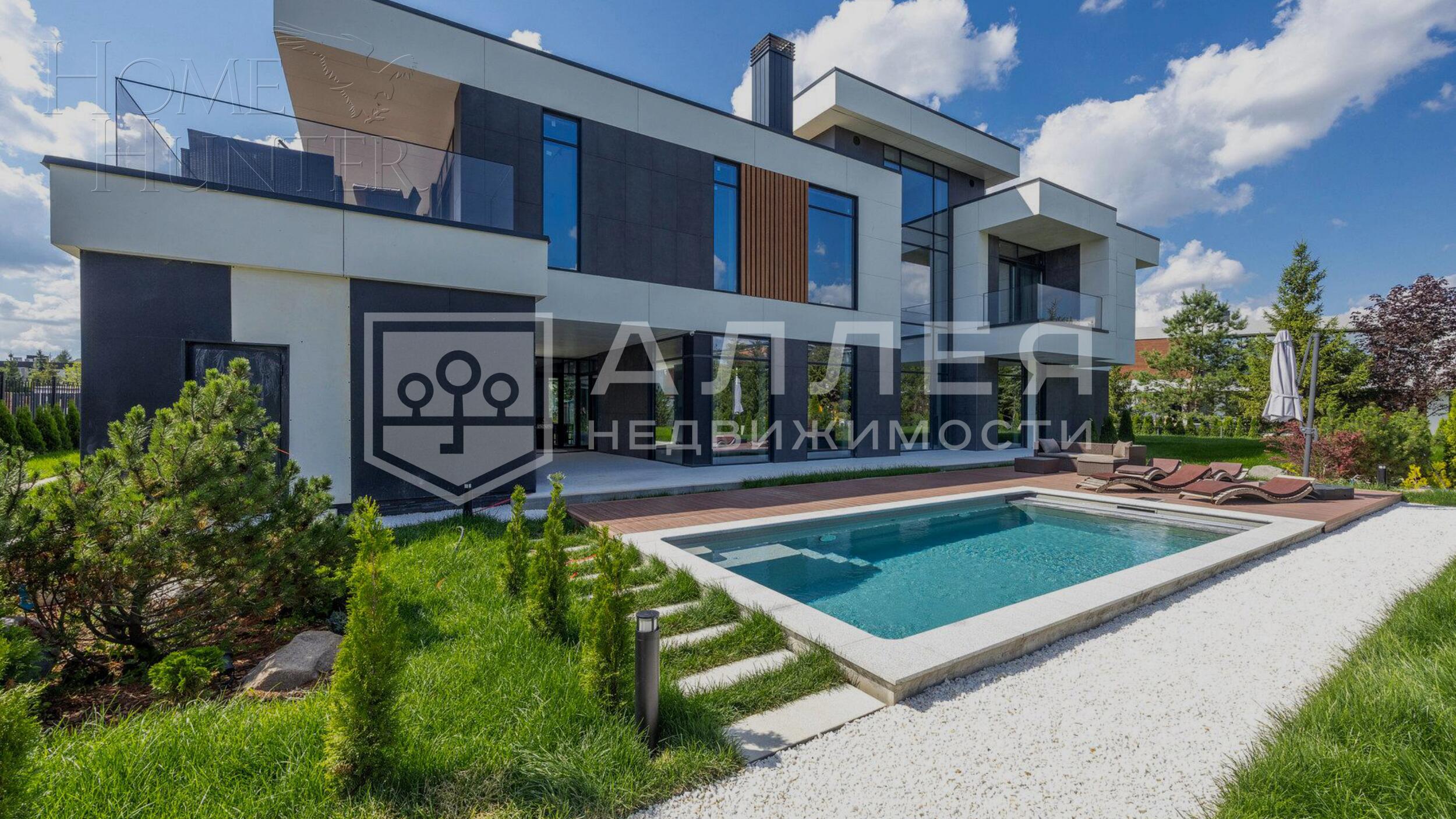 2-этажный коттедж 850 м² с отделкой
