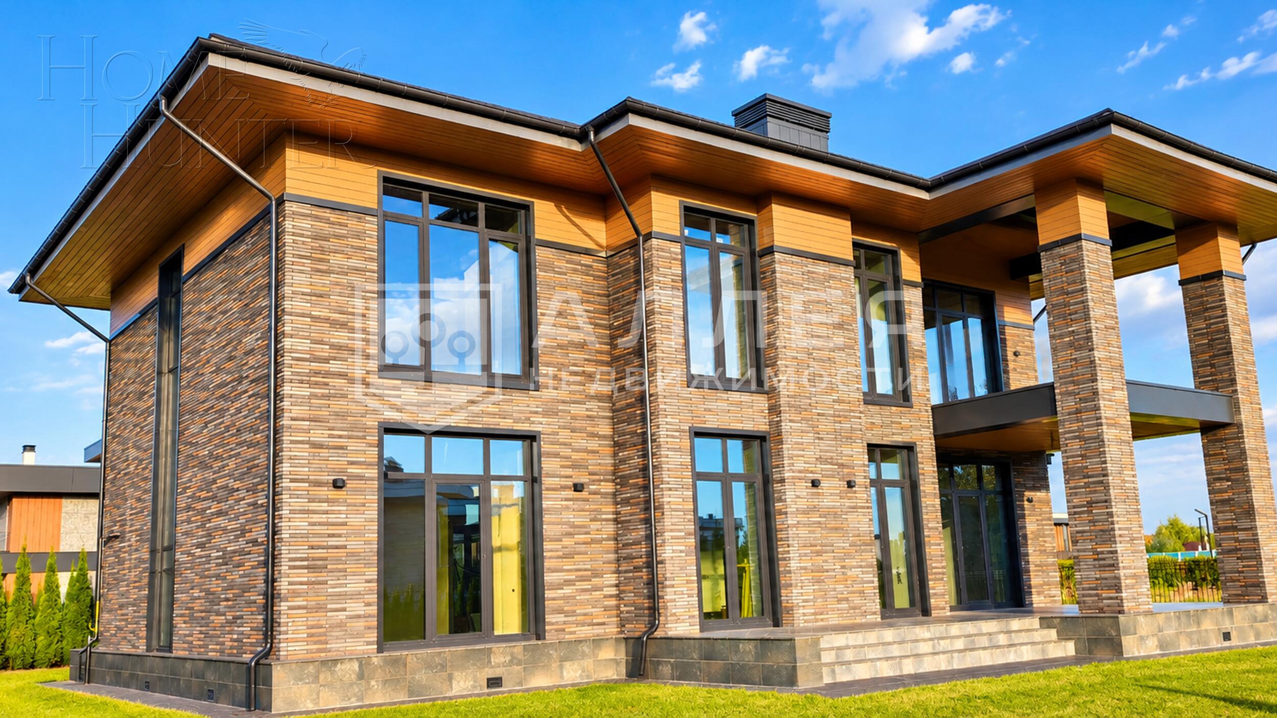 2-этажный коттедж 460 м² без отделки