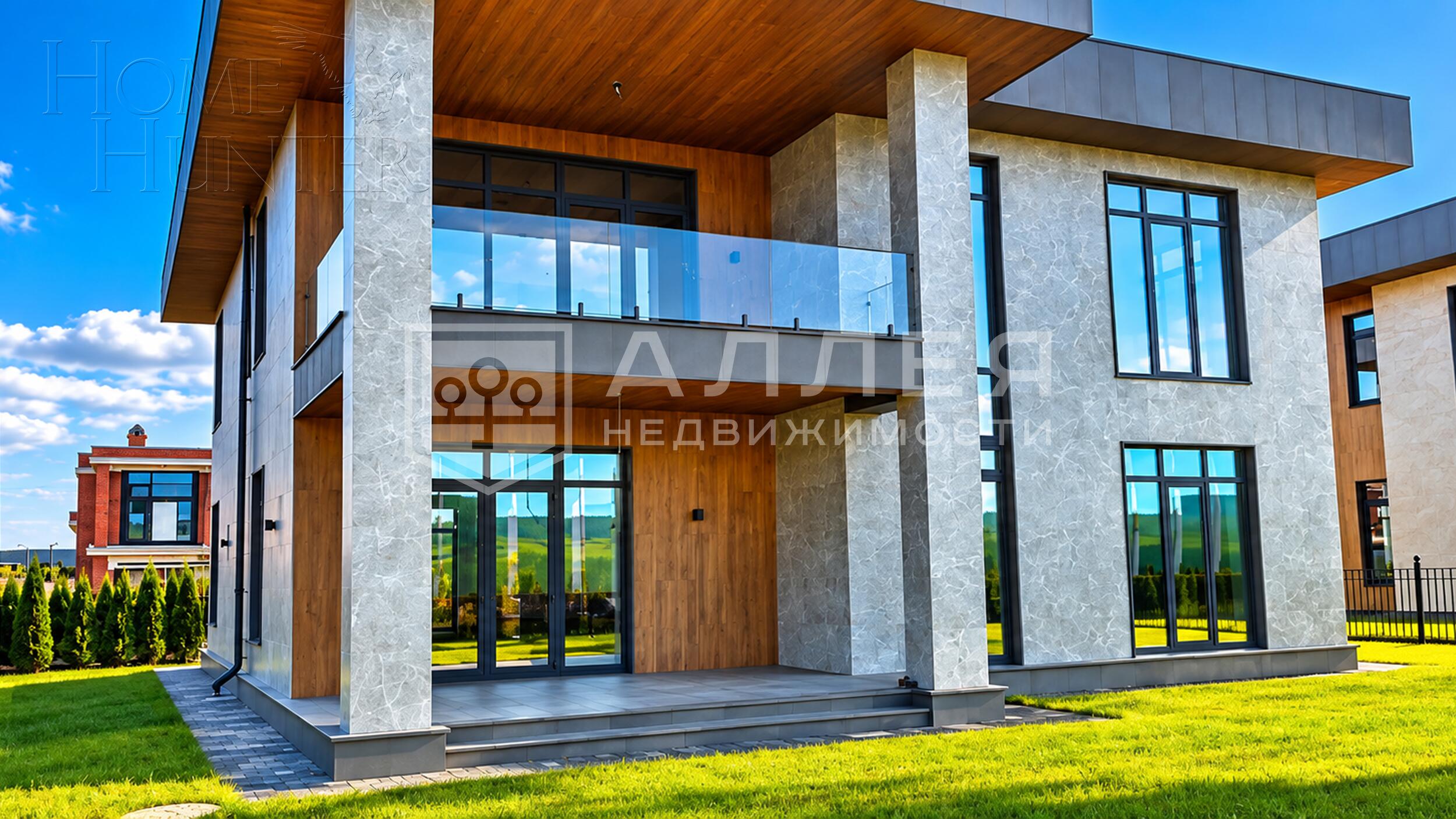 2-этажный коттедж 380 м² без отделки