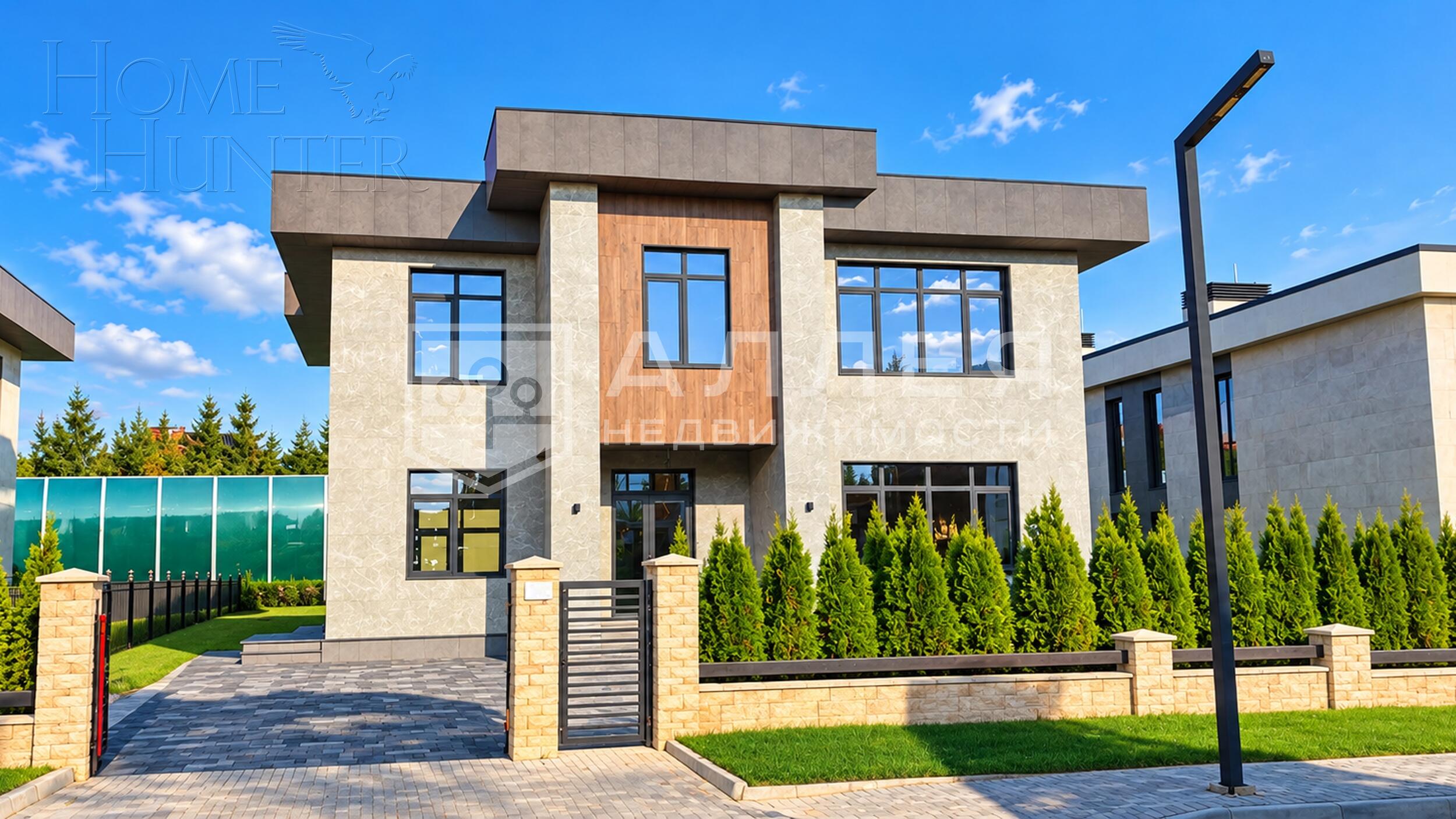 2-этажный коттедж 380 м² без отделки
