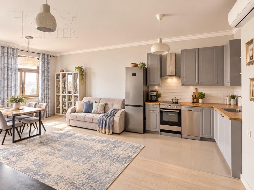 2-КОМН. КВАРТИРА С ОТДЕЛКОЙ 50 М² НА 15 ЭТАЖЕ