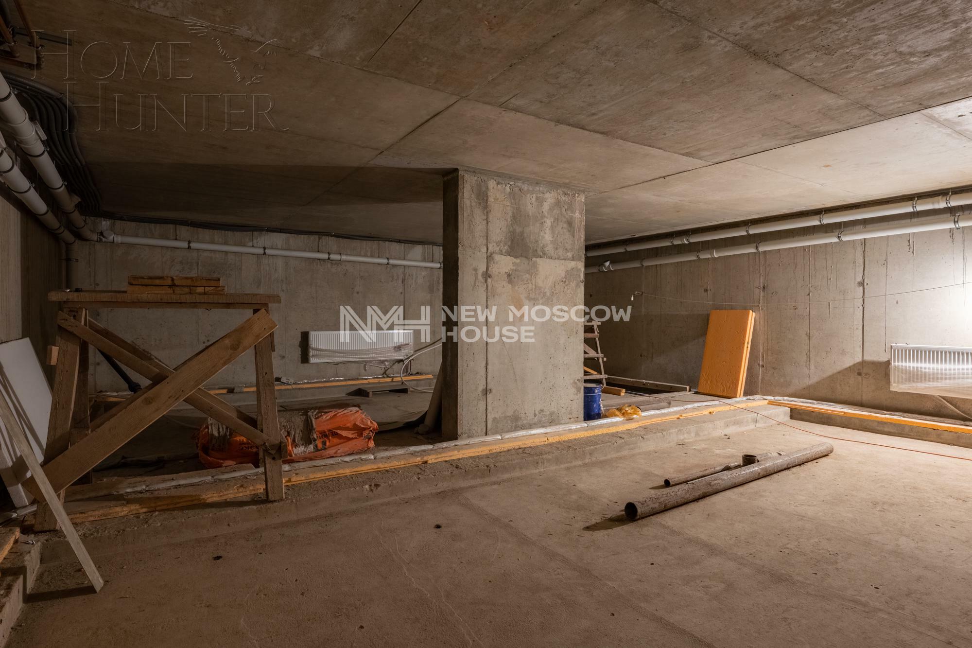 3-этажный коттедж 1 540 м² без отделки