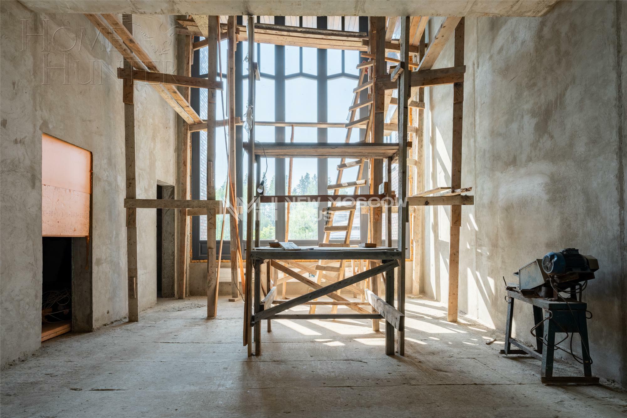 3-этажный коттедж 1 540 м² без отделки