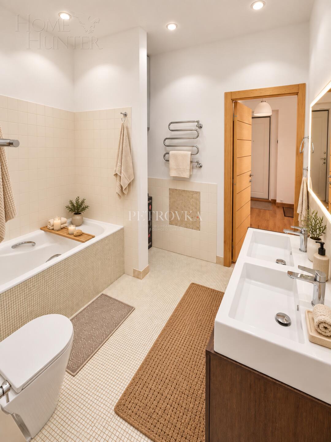 2-КОМН. КВАРТИРА С ОТДЕЛКОЙ 62 М² НА 4 ЭТАЖЕ