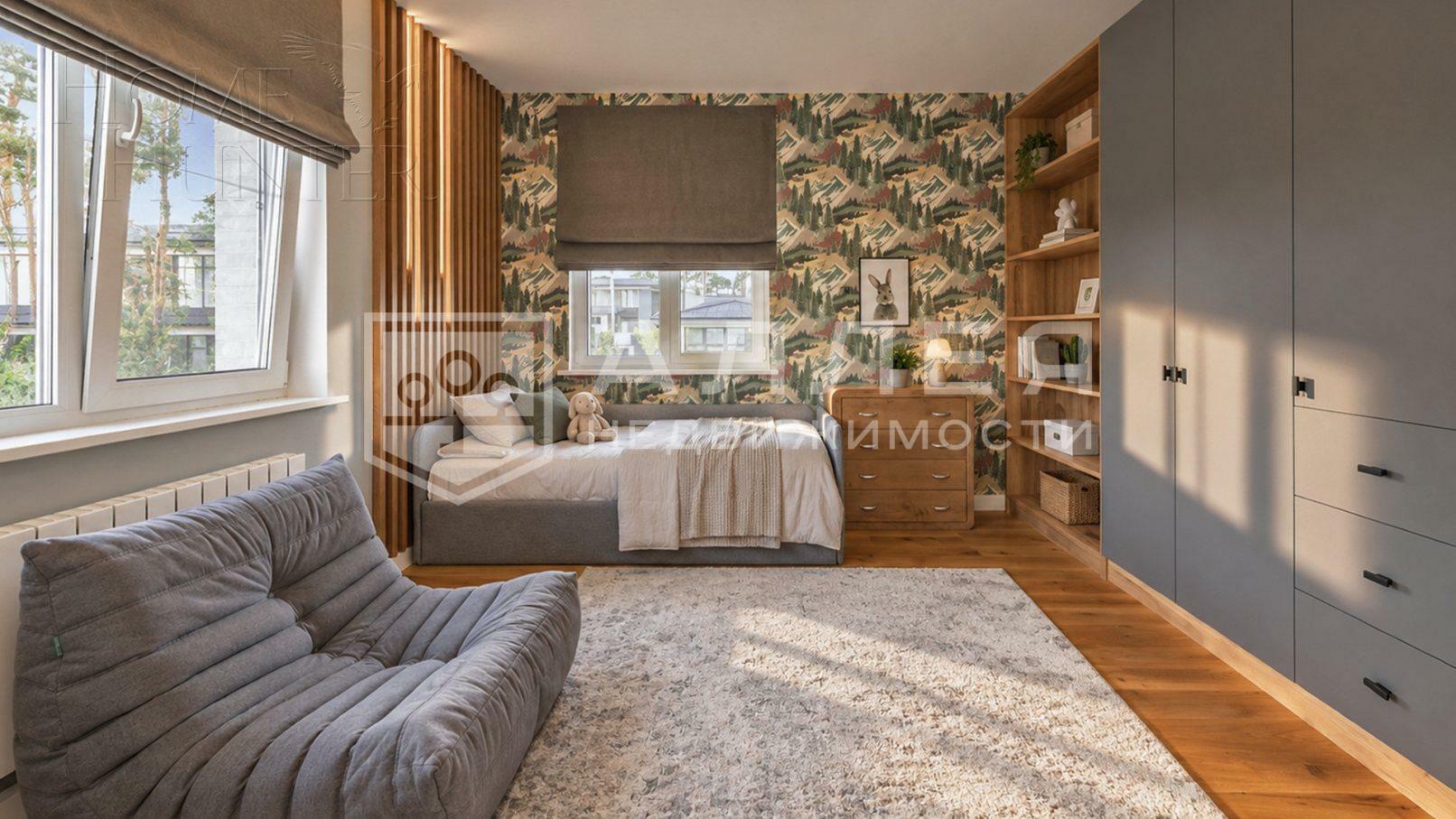 2-этажный коттедж 210 м² с отделкой