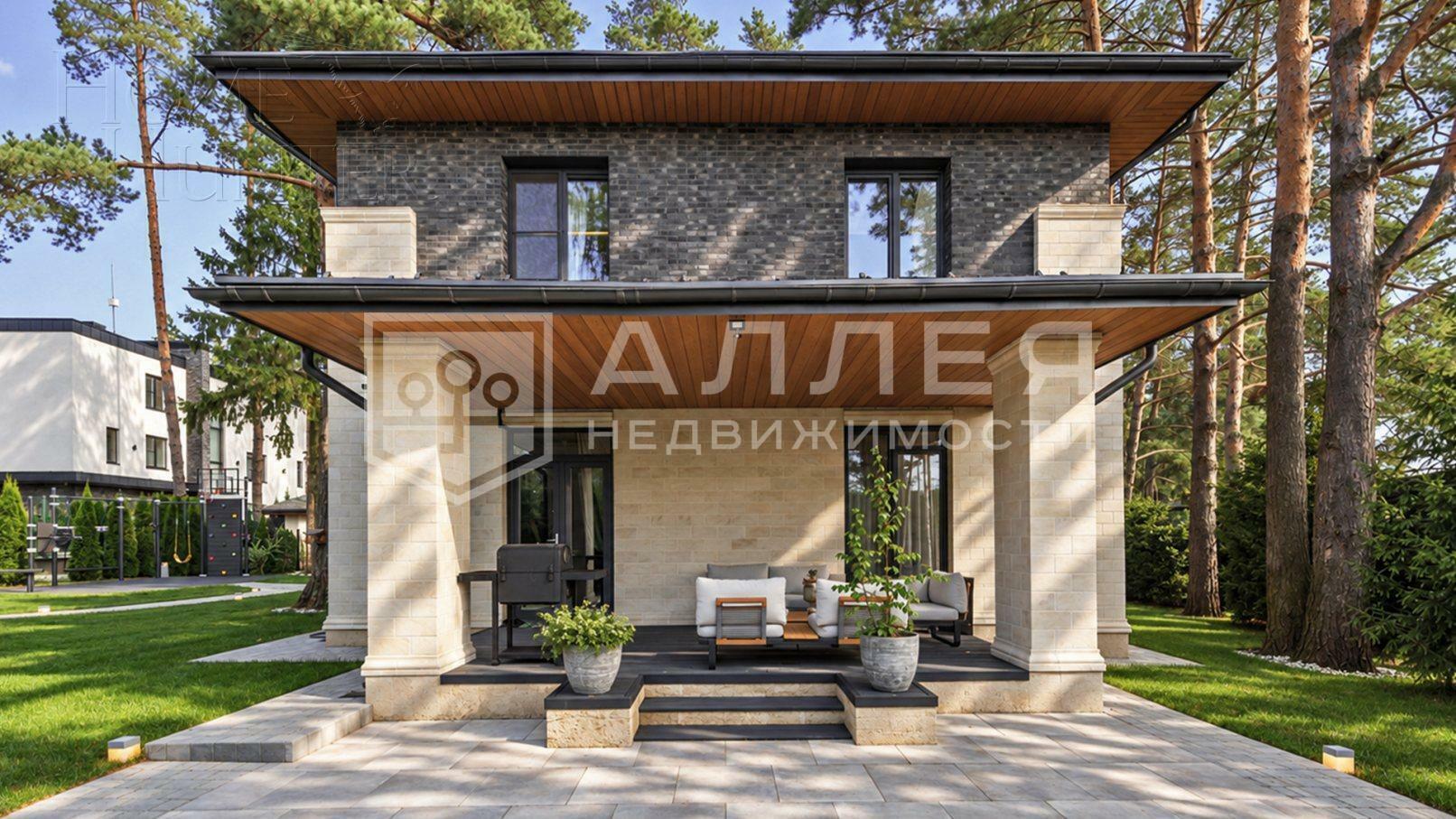 2-этажный коттедж 210 м² с отделкой