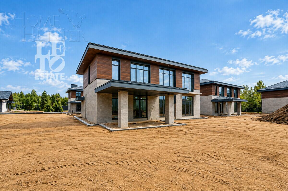 1-этажный коттедж 340 м² без отделки