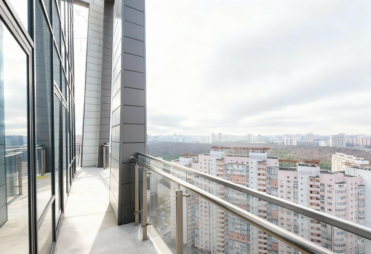 3-УРОВНЕВЫЙ ПЕНТХАУС БЕЗ ОТДЕЛКИ 208.5 М² НА 23 ЭТАЖЕ
