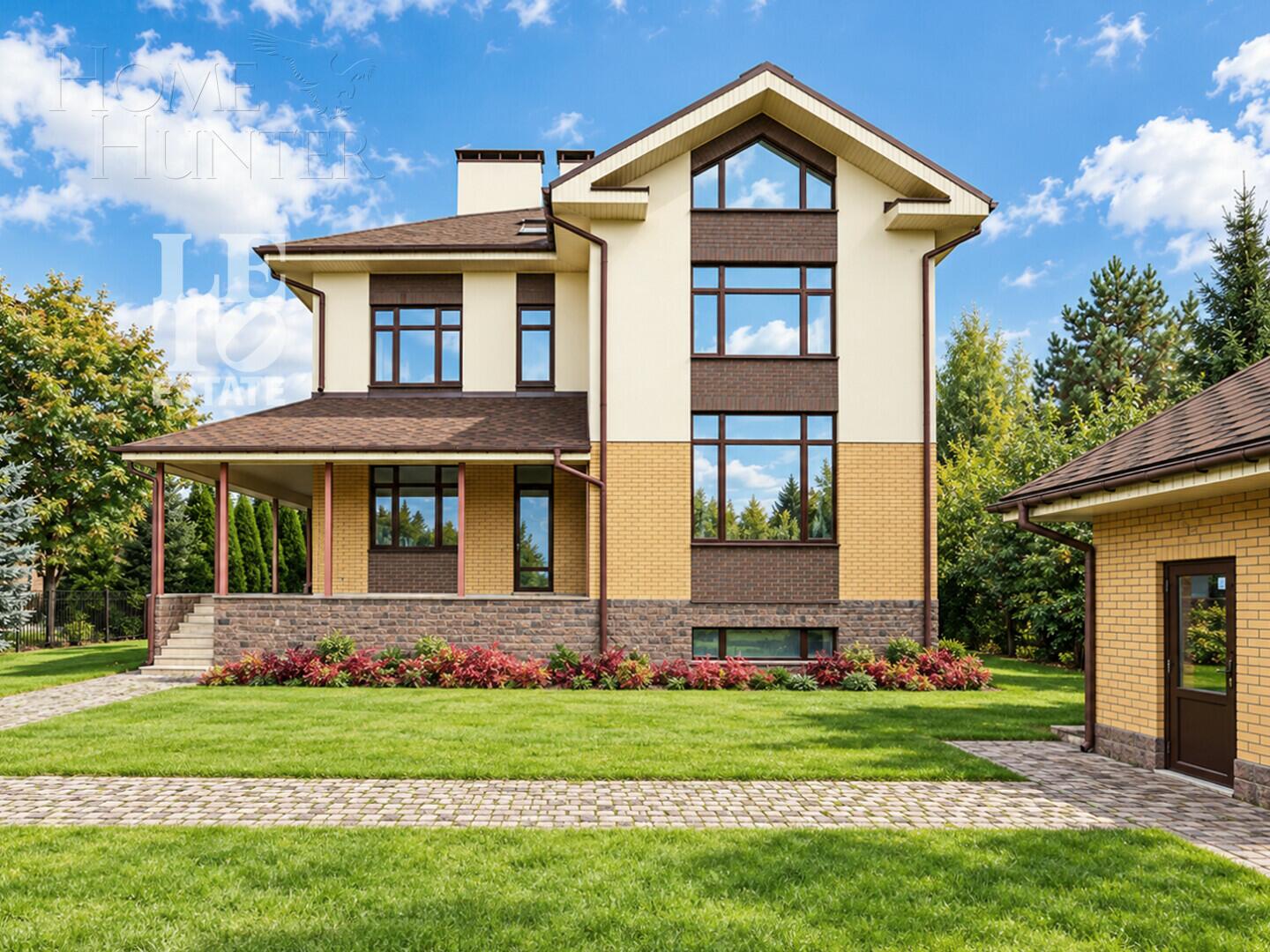 1-этажный коттедж 640 м² без отделки