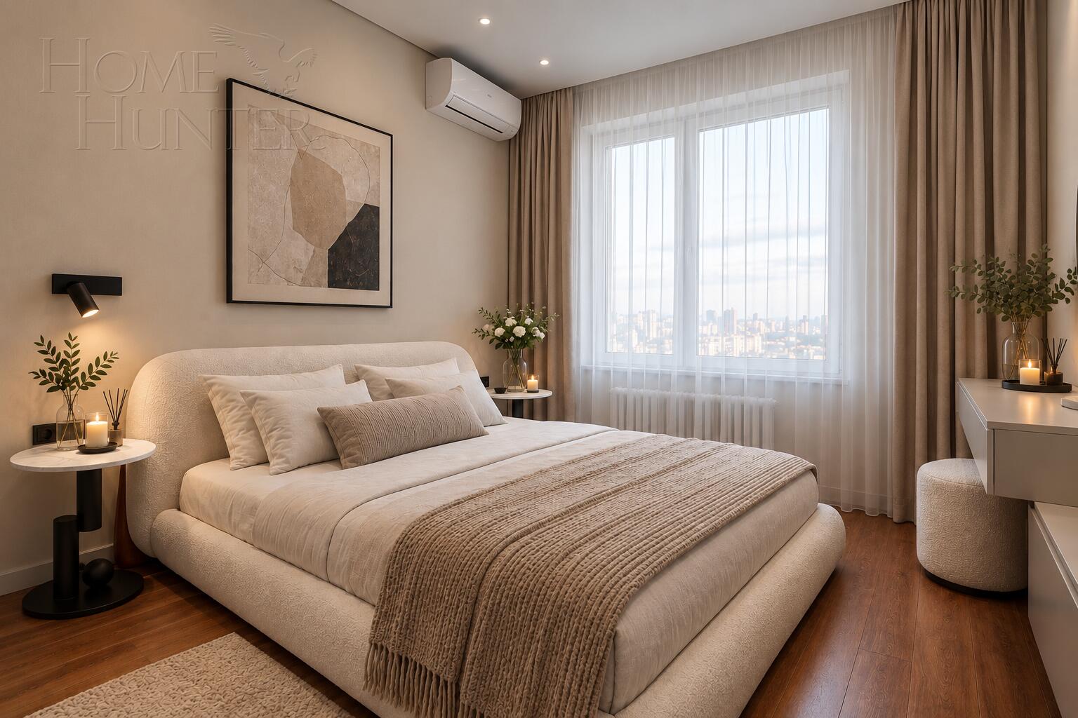2-КОМН. КВАРТИРА С ОТДЕЛКОЙ 66.8 М² НА 24 ЭТАЖЕ