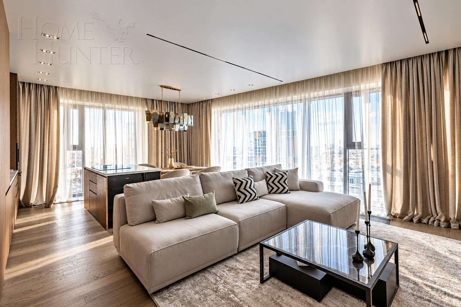 3-КОМН. КВАРТИРА С ОТДЕЛКОЙ 109 М² НА 17 ЭТАЖЕ