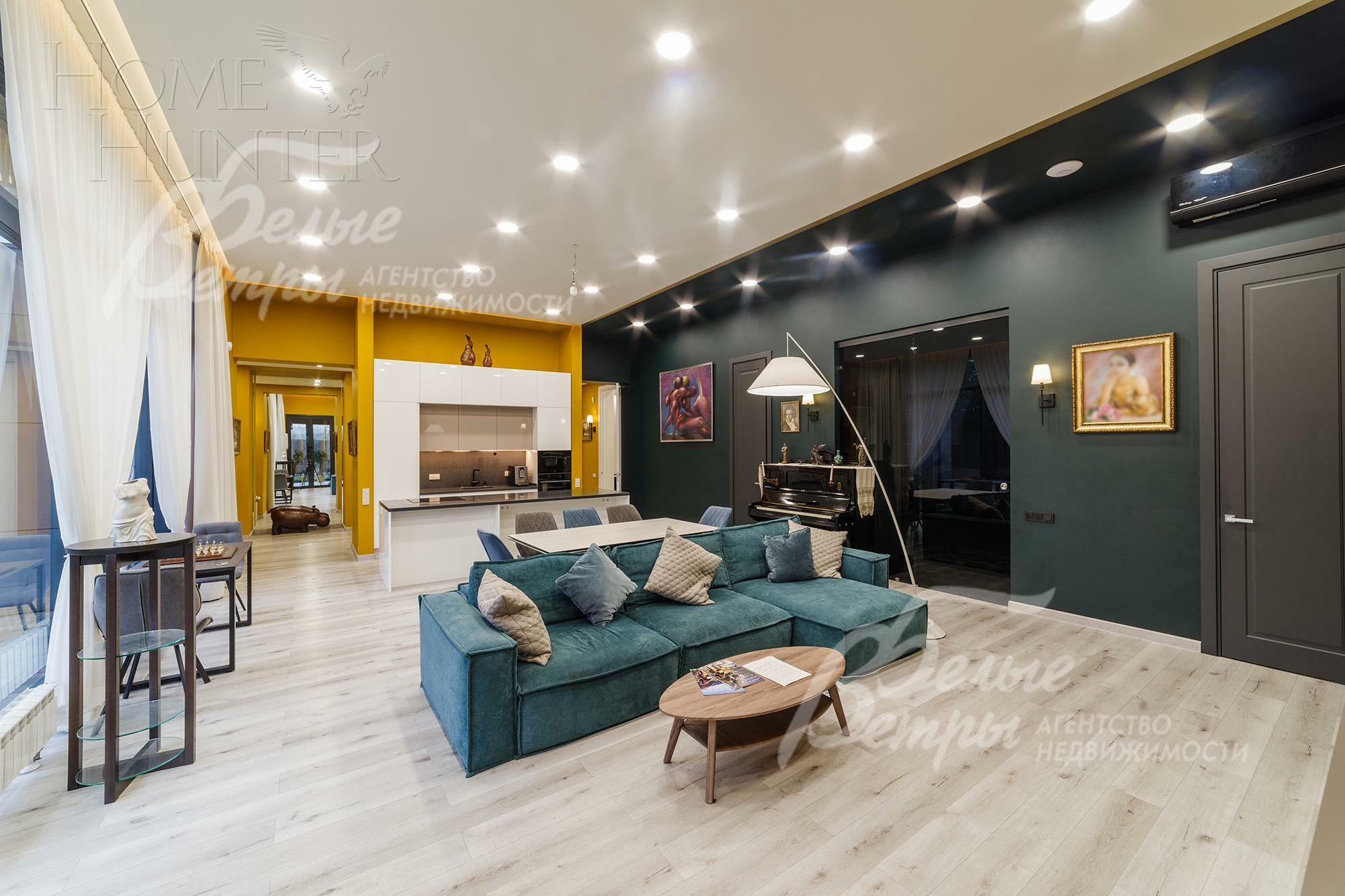 1-этажный коттедж 344 м² с отделкой
