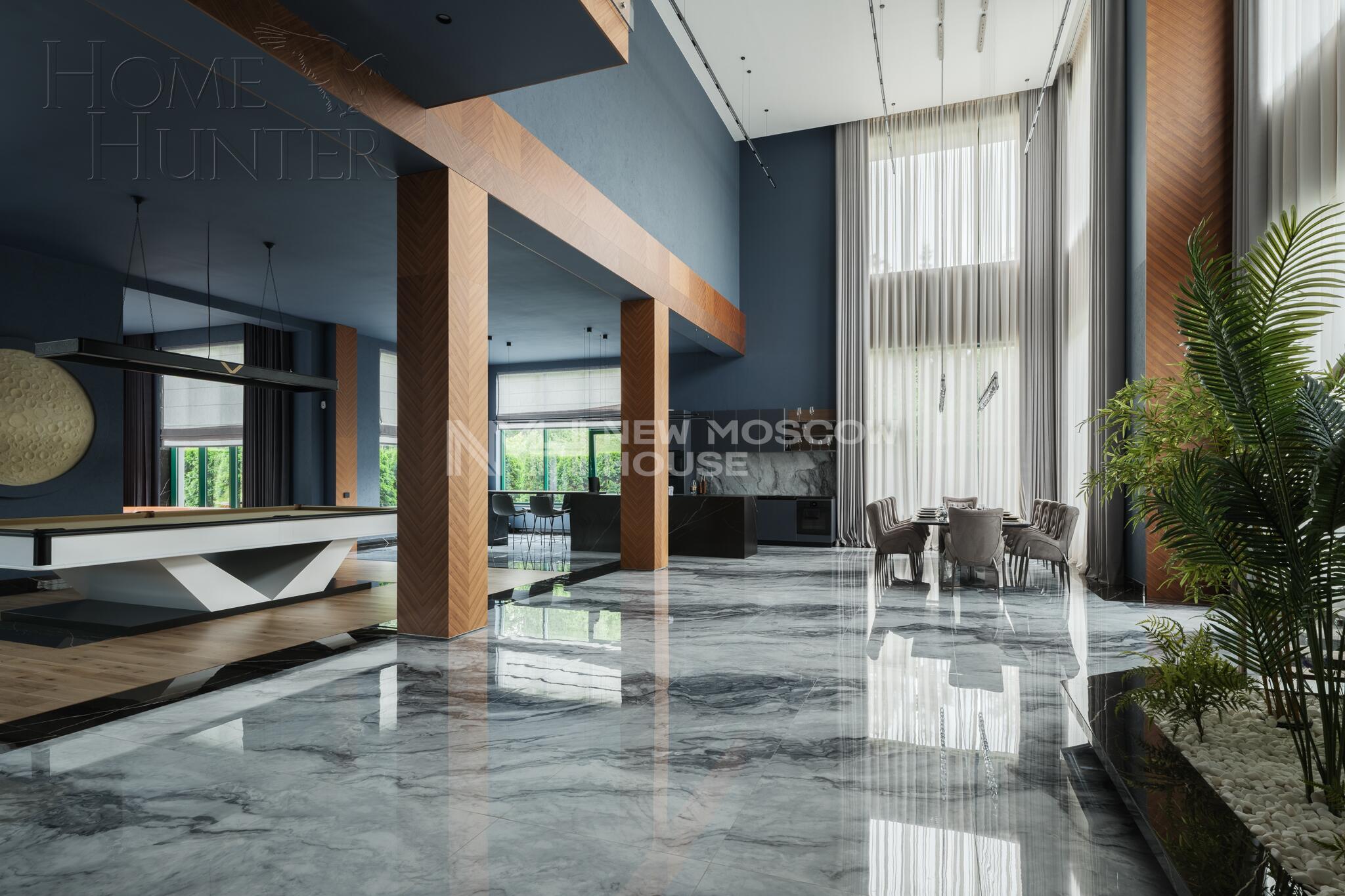 2-этажный коттедж 905.4 м² с отделкой