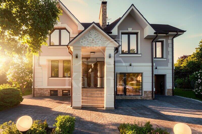 3-этажный коттедж 250 м² с отделкой