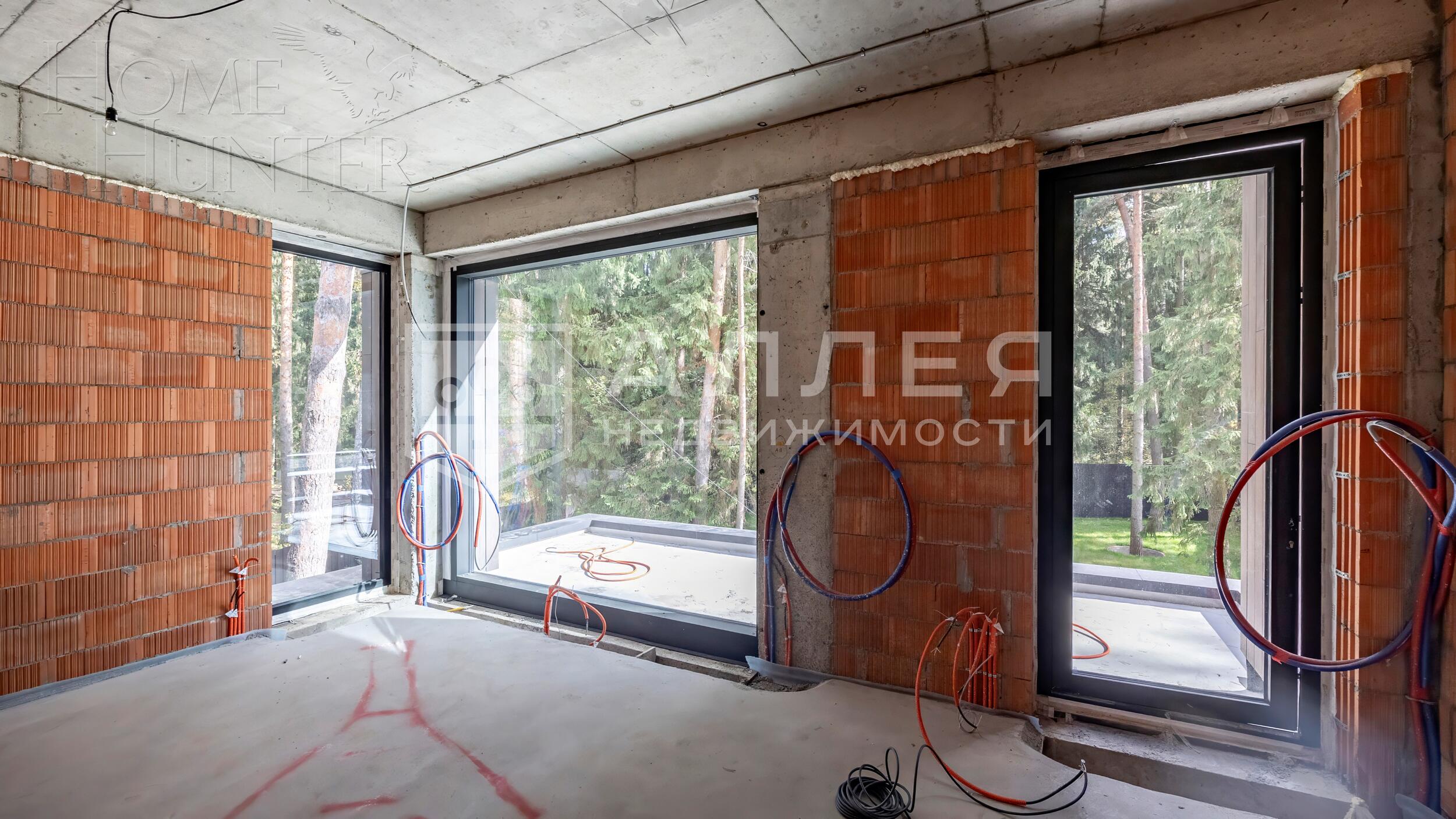 2-этажный коттедж 800 м² без отделки