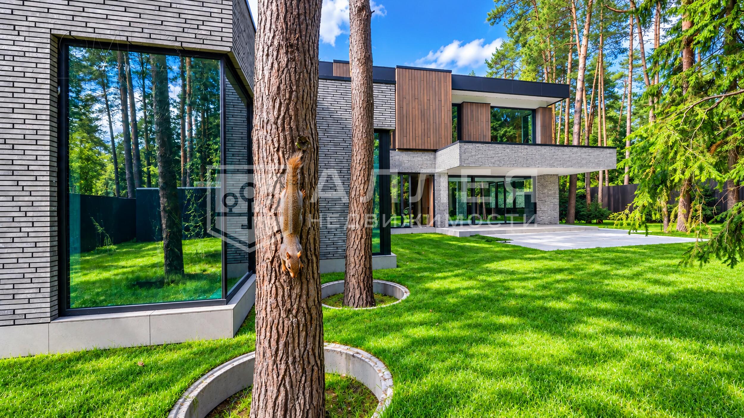 2-этажный коттедж 800 м² без отделки
