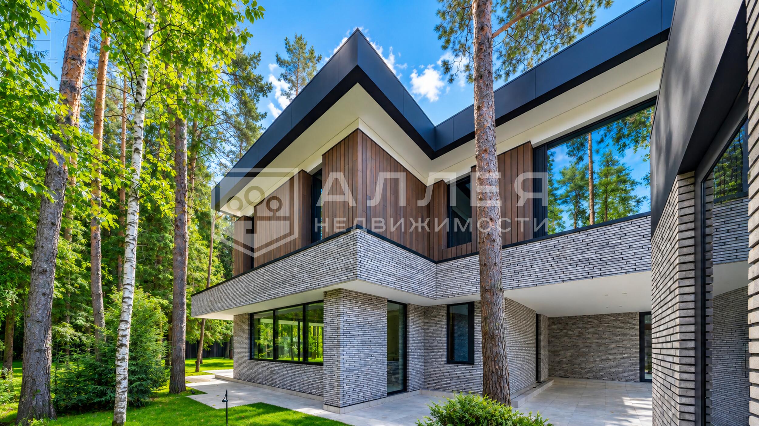 2-этажный коттедж 800 м² без отделки