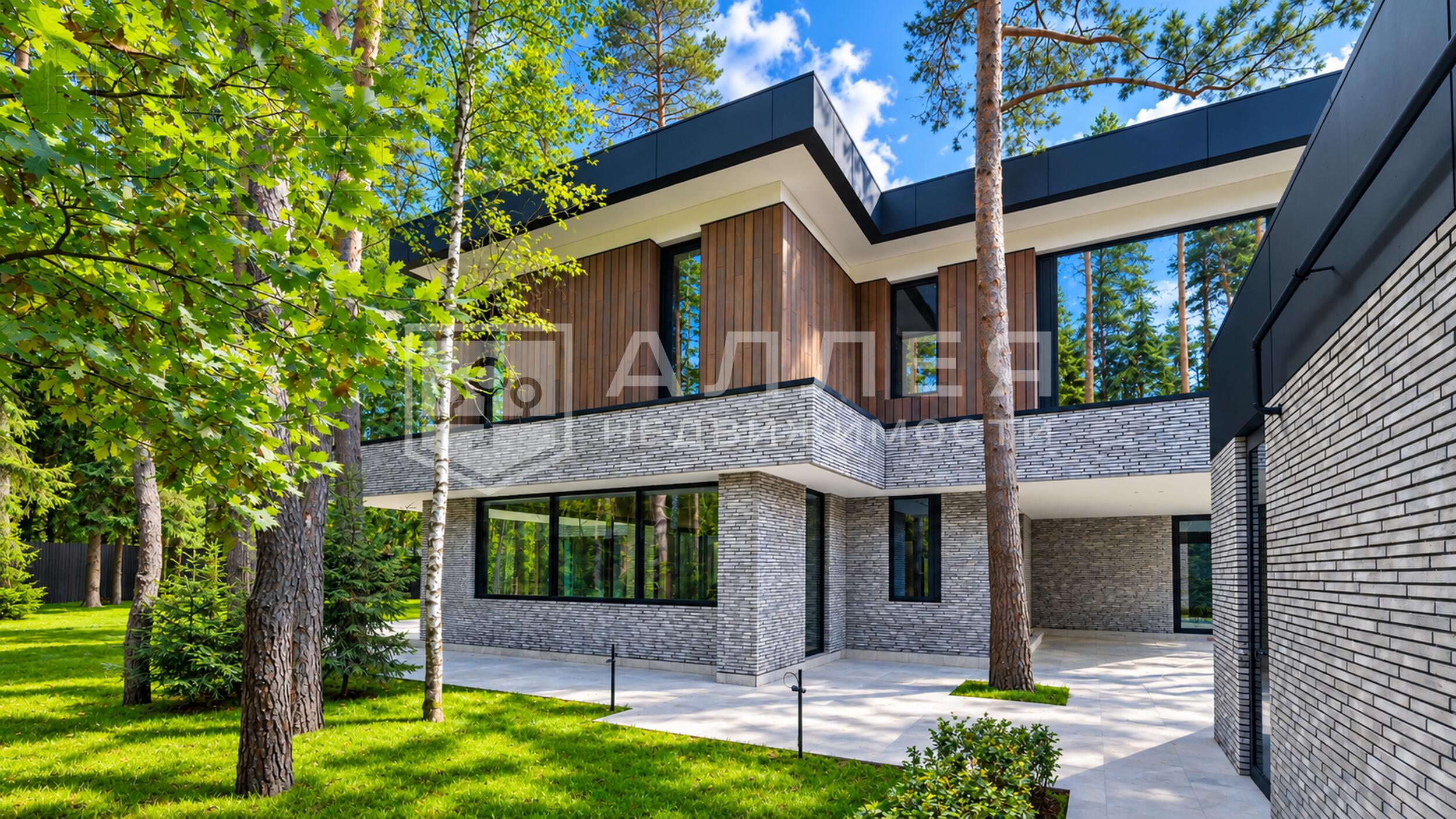 2-этажный коттедж 800 м² без отделки