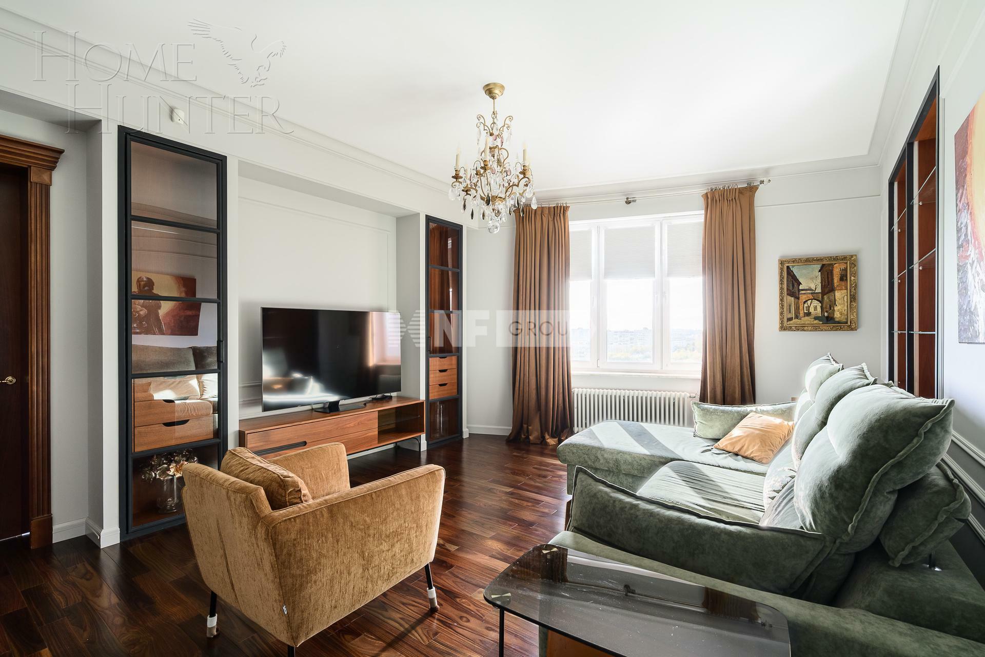 4-КОМН. КВАРТИРА С ОТДЕЛКОЙ 121.5 М² НА 16 ЭТАЖЕ
