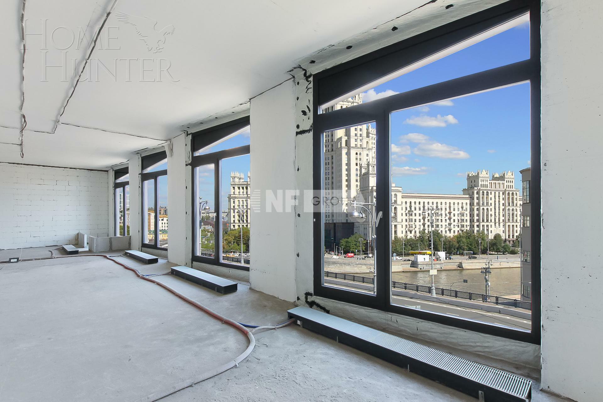 4-КОМН. АПАРТАМЕНТЫ БЕЗ ОТДЕЛКИ 153.6 М² НА 5 ЭТАЖЕ