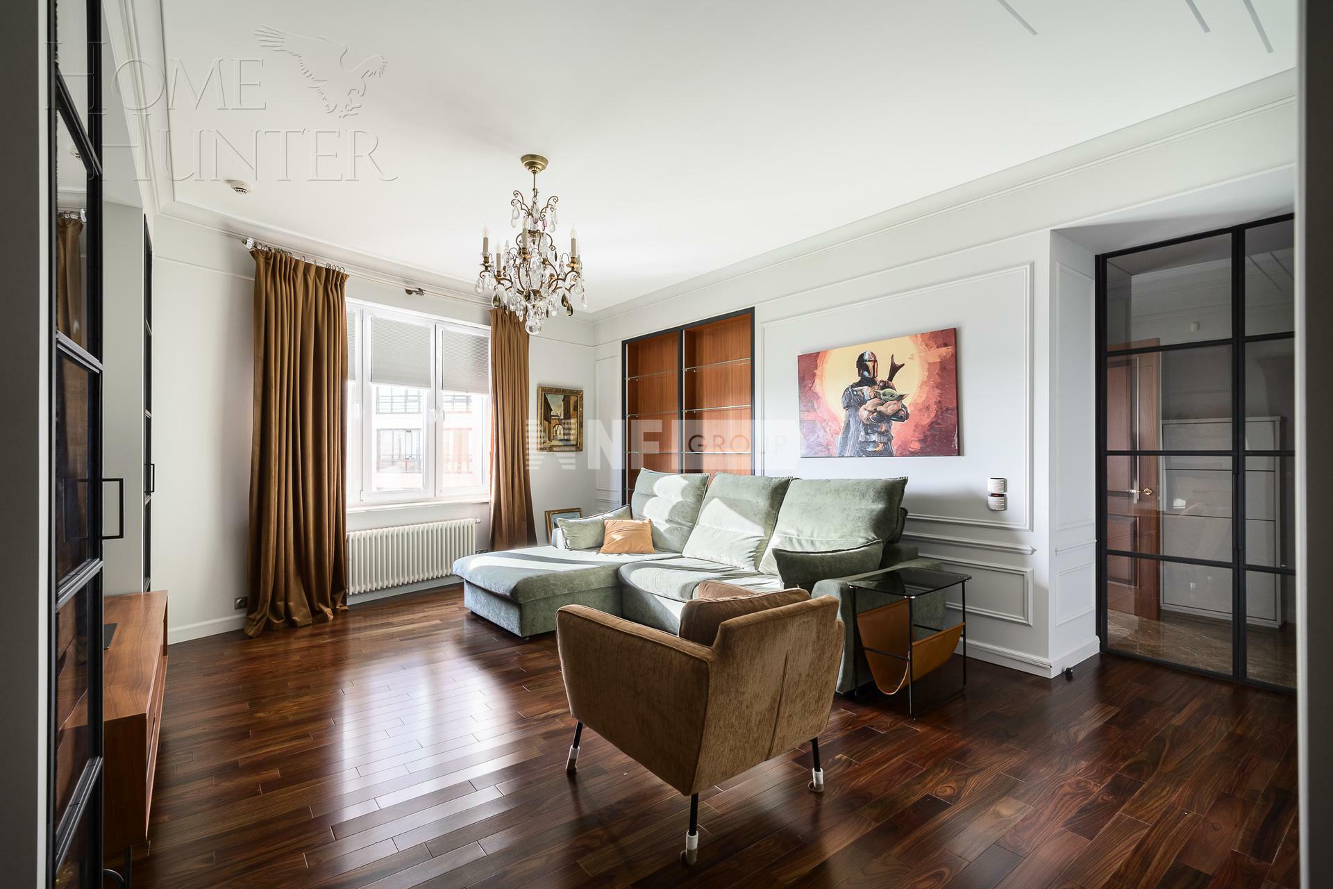 4-КОМН. КВАРТИРА С ОТДЕЛКОЙ 121.5 М² НА 16 ЭТАЖЕ