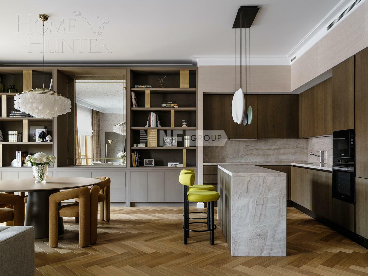 3-КОМН. АПАРТАМЕНТЫ С ОТДЕЛКОЙ 139 М² НА 5 ЭТАЖЕ