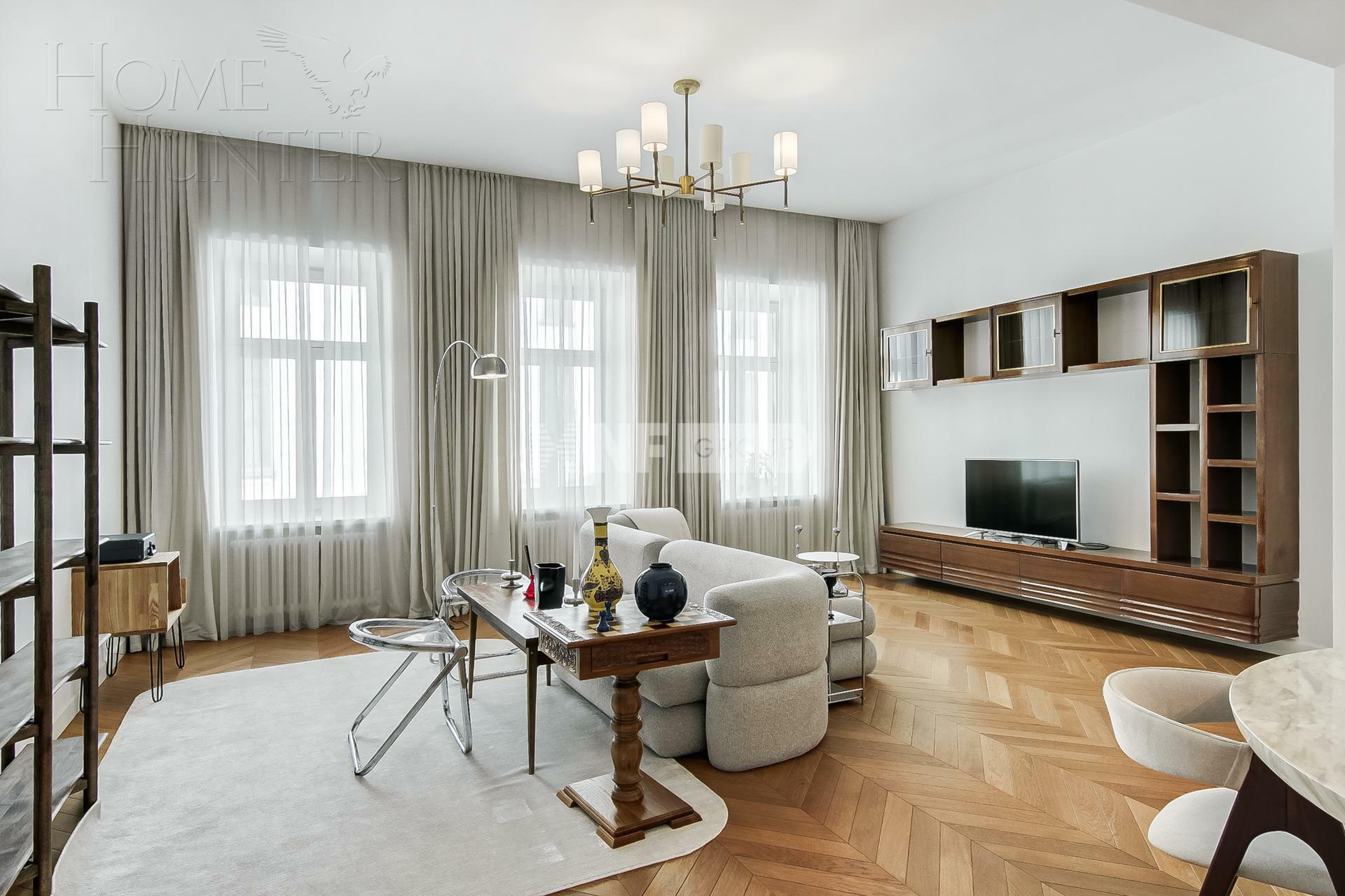 3-КОМН. АПАРТАМЕНТЫ С ОТДЕЛКОЙ 124.3 М² НА 4 ЭТАЖЕ