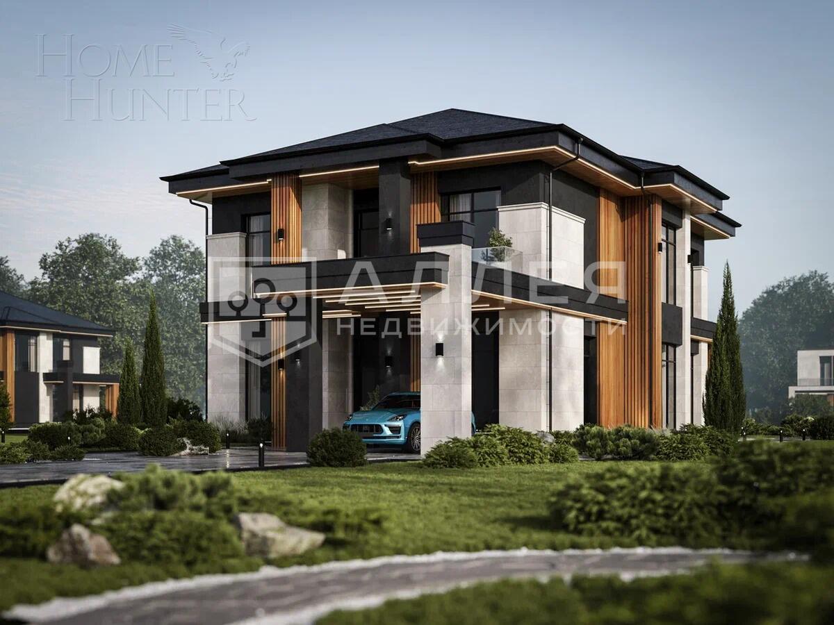 2-этажный коттедж 379.1 м² без отделки