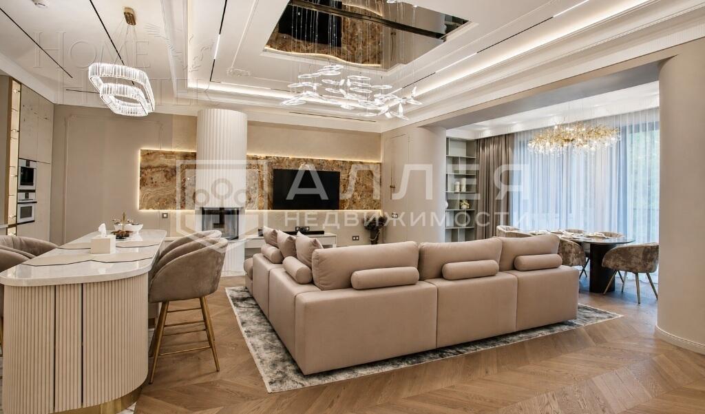 2-этажный таунхаус 380 м² с отделкой