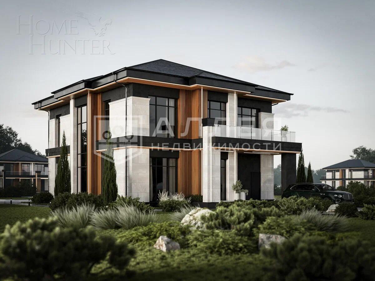 2-этажный коттедж 347.7 м² без отделки