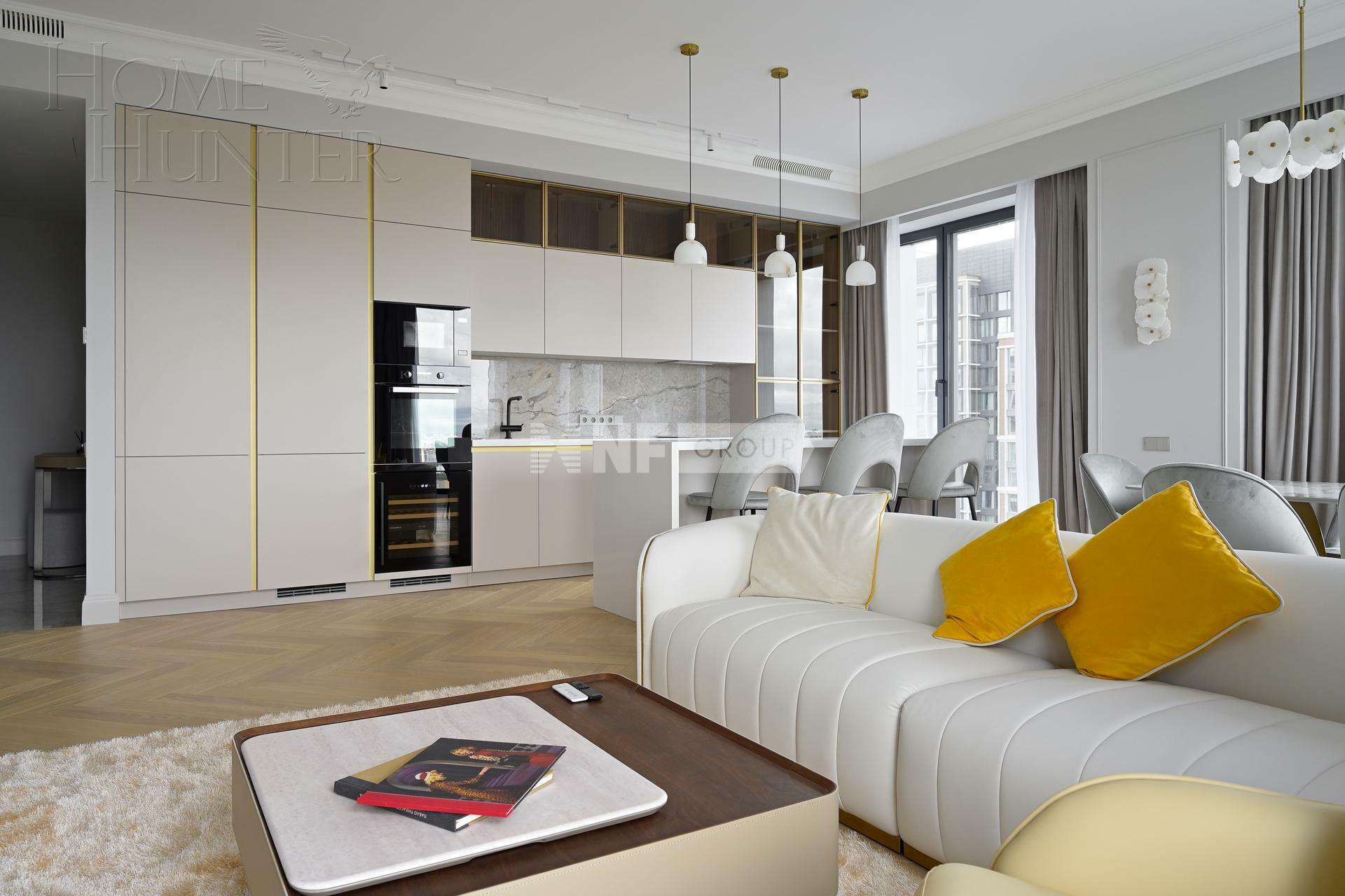 4-КОМН. КВАРТИРА С ОТДЕЛКОЙ 135 М² НА 35 ЭТАЖЕ
