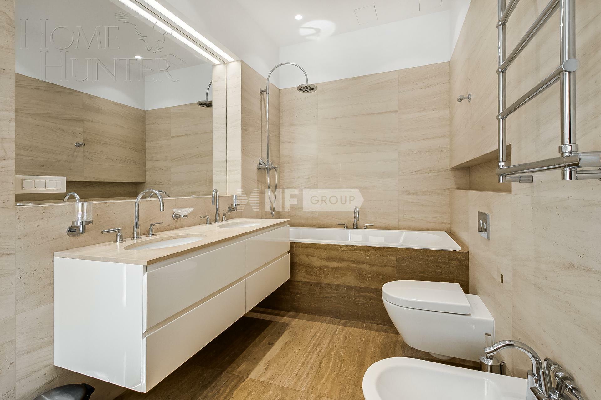 3-КОМН. АПАРТАМЕНТЫ С ОТДЕЛКОЙ 124.3 М² НА 4 ЭТАЖЕ