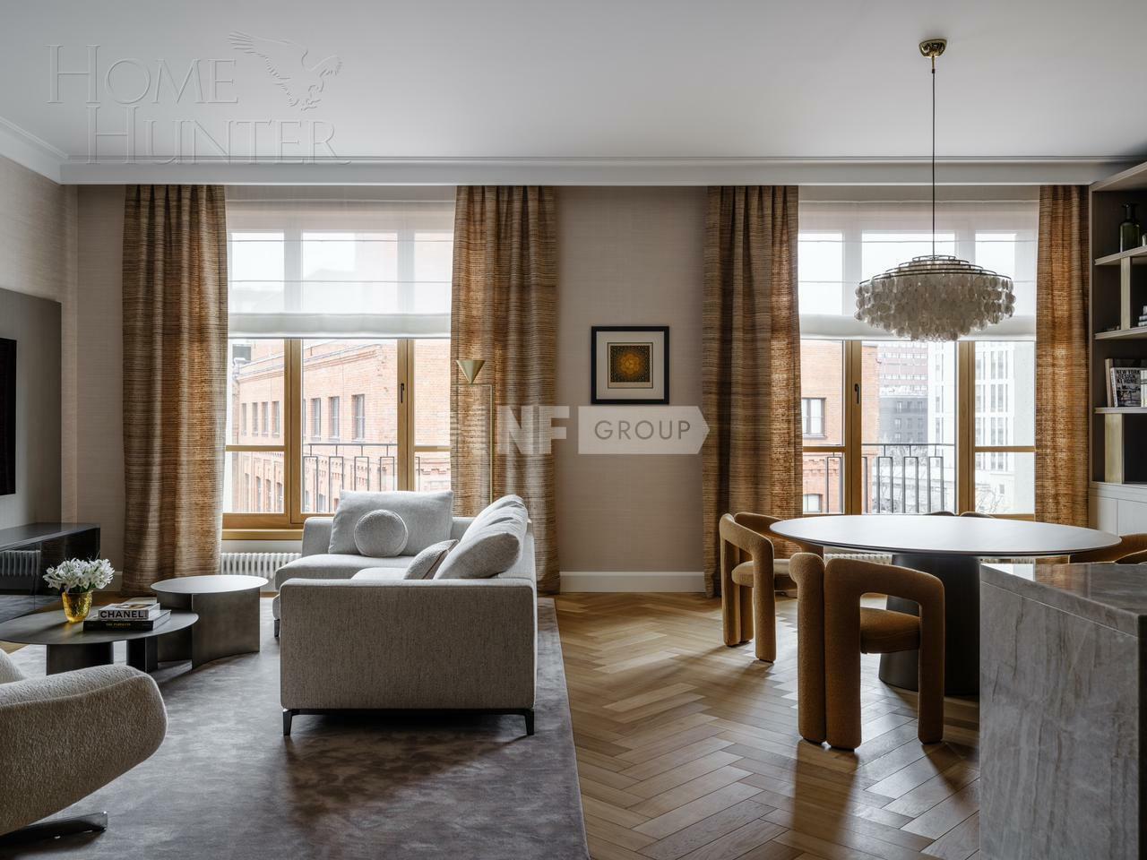 3-КОМН. АПАРТАМЕНТЫ С ОТДЕЛКОЙ 139 М² НА 5 ЭТАЖЕ