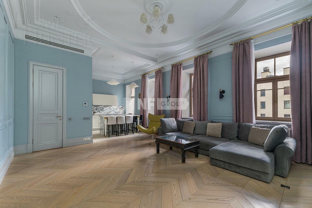 3-КОМН. КВАРТИРА С ОТДЕЛКОЙ 110 М² НА 4 ЭТАЖЕ