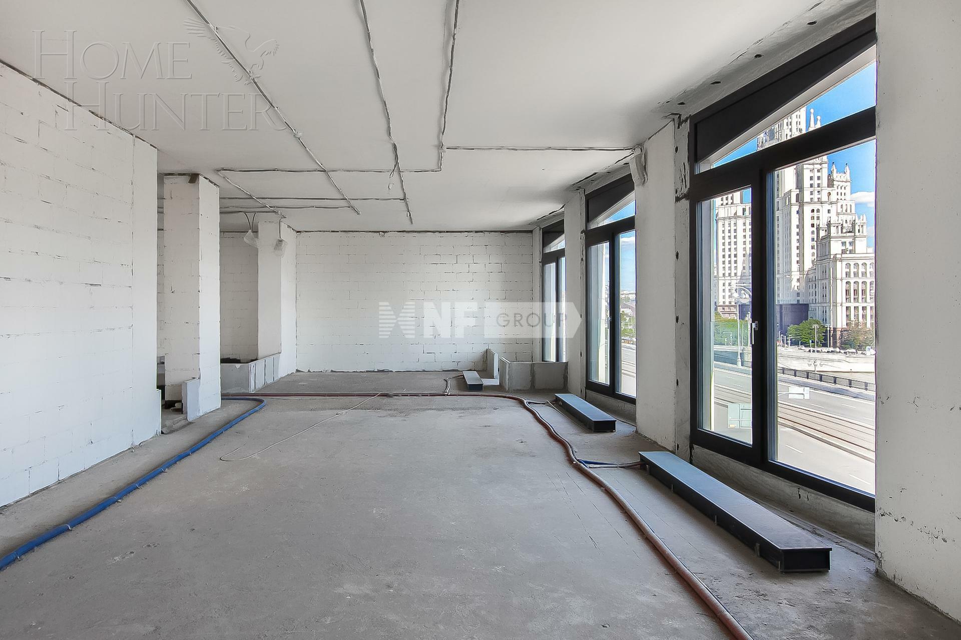 4-КОМН. АПАРТАМЕНТЫ БЕЗ ОТДЕЛКИ 153.6 М² НА 5 ЭТАЖЕ