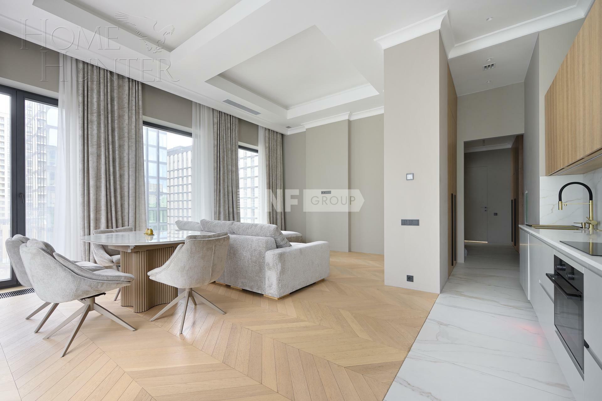 2-КОМН. КВАРТИРА С ОТДЕЛКОЙ 75.7 М² НА 3 ЭТАЖЕ